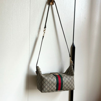 Gucci Vanity Medium Top Handle Bag Beige And Ebony 27Cm ‎