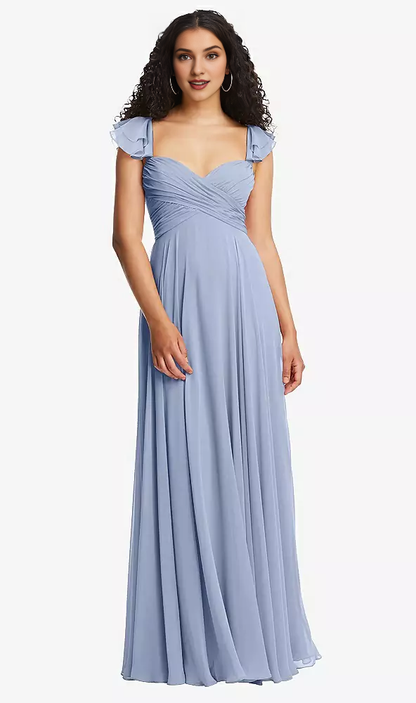 Cross tight corset backless and floor length Prom dress