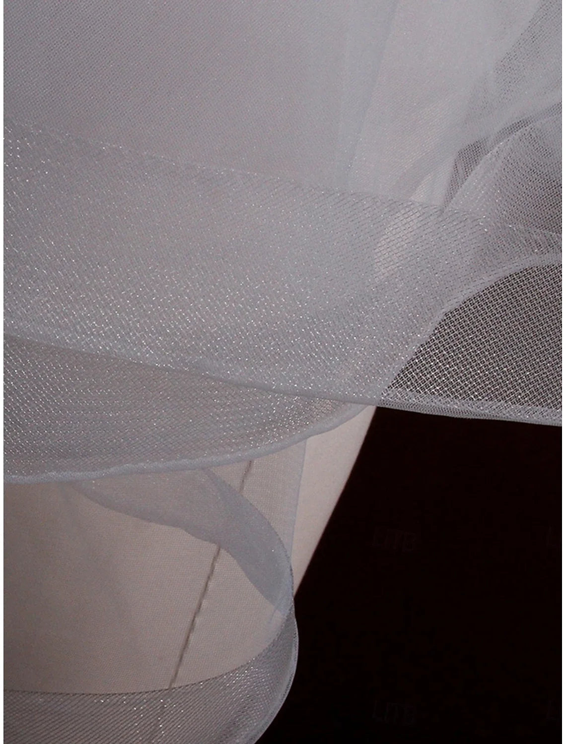 - Single layer contemporary/fashionable wedding dress cathedral veil with tassel chiffon