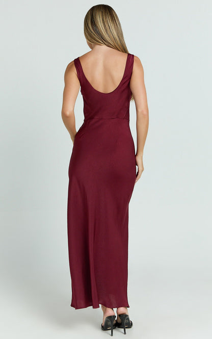 collar off shoulder sleeveless backless and floor length Prom dress