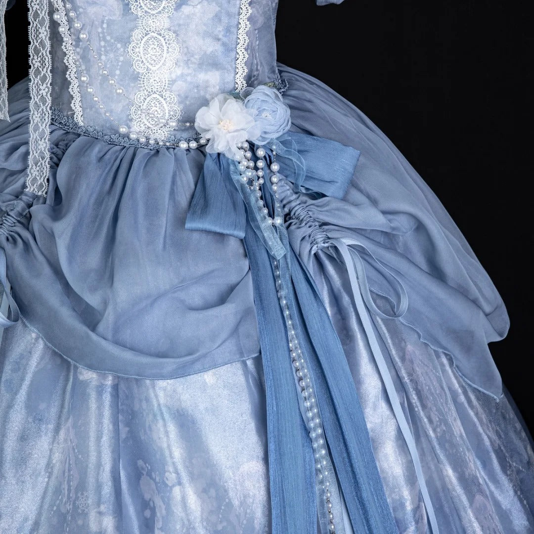 Girlhomeshops-Blue sweet fashion tulle short homecoming dress birthday dress gh5344
