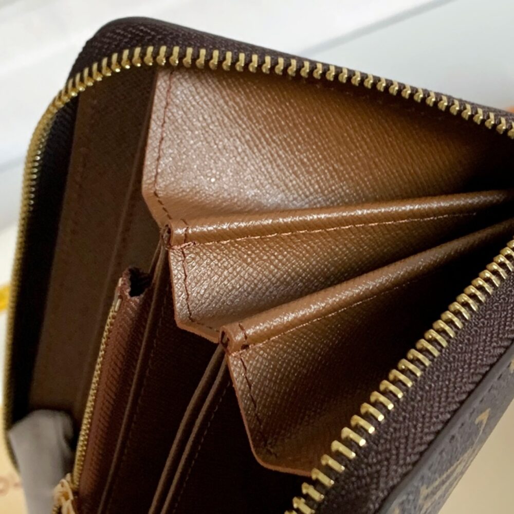 Louis Vuitton Monogram Long Zippy Wallet Brown 19Cm M42616