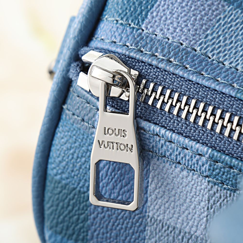 Louis Vuitton Speedy 30 Bandoulière Blue 34Cm M28978
