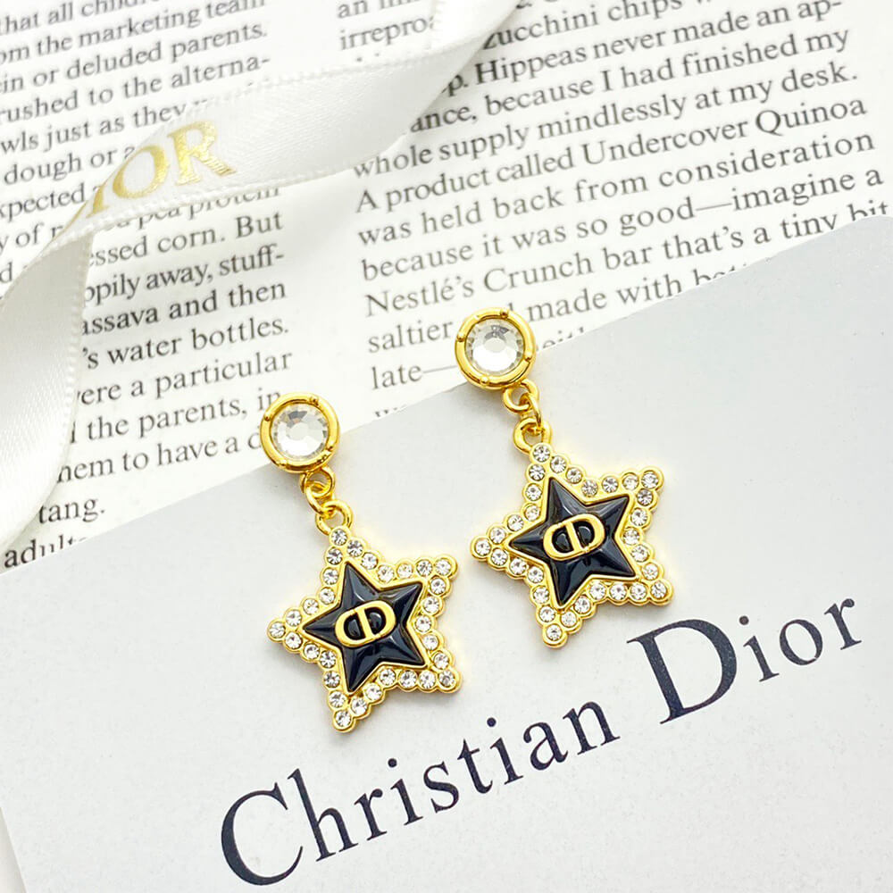 DIOR Petit CD Lucky Baroque Earrings