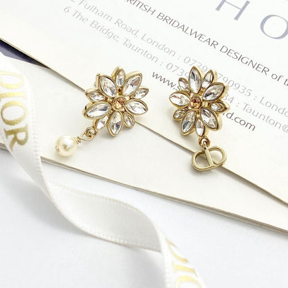 DIOR Fleur de Glace earrings
