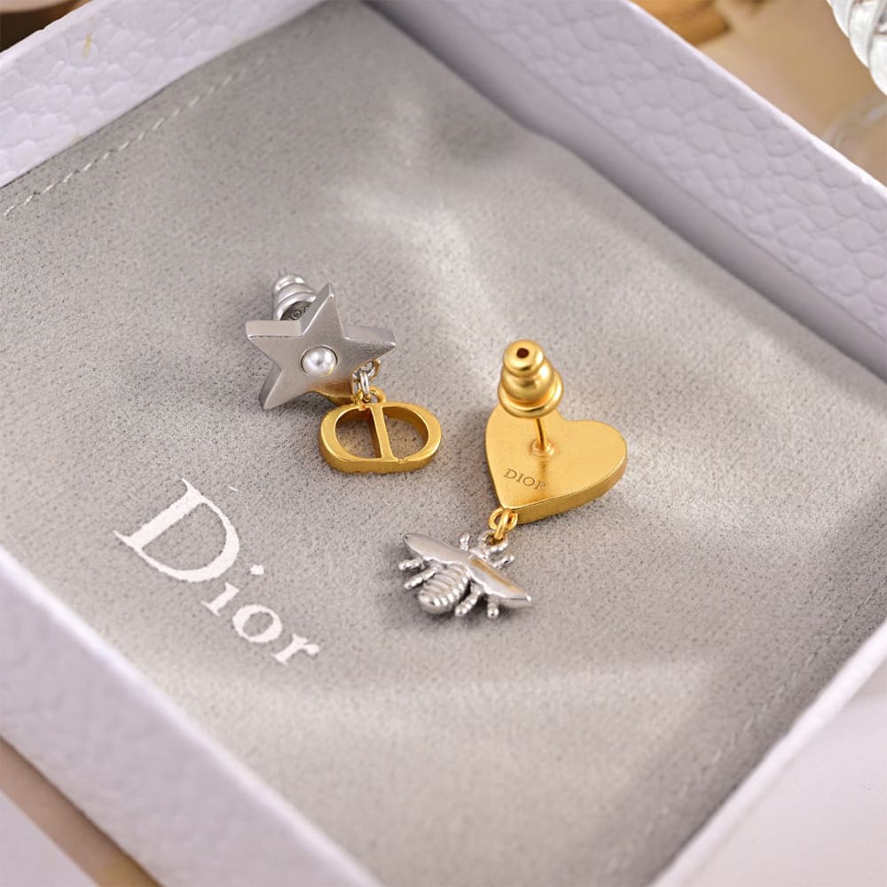 DIOR Petit CD Lucky Charms Earrings