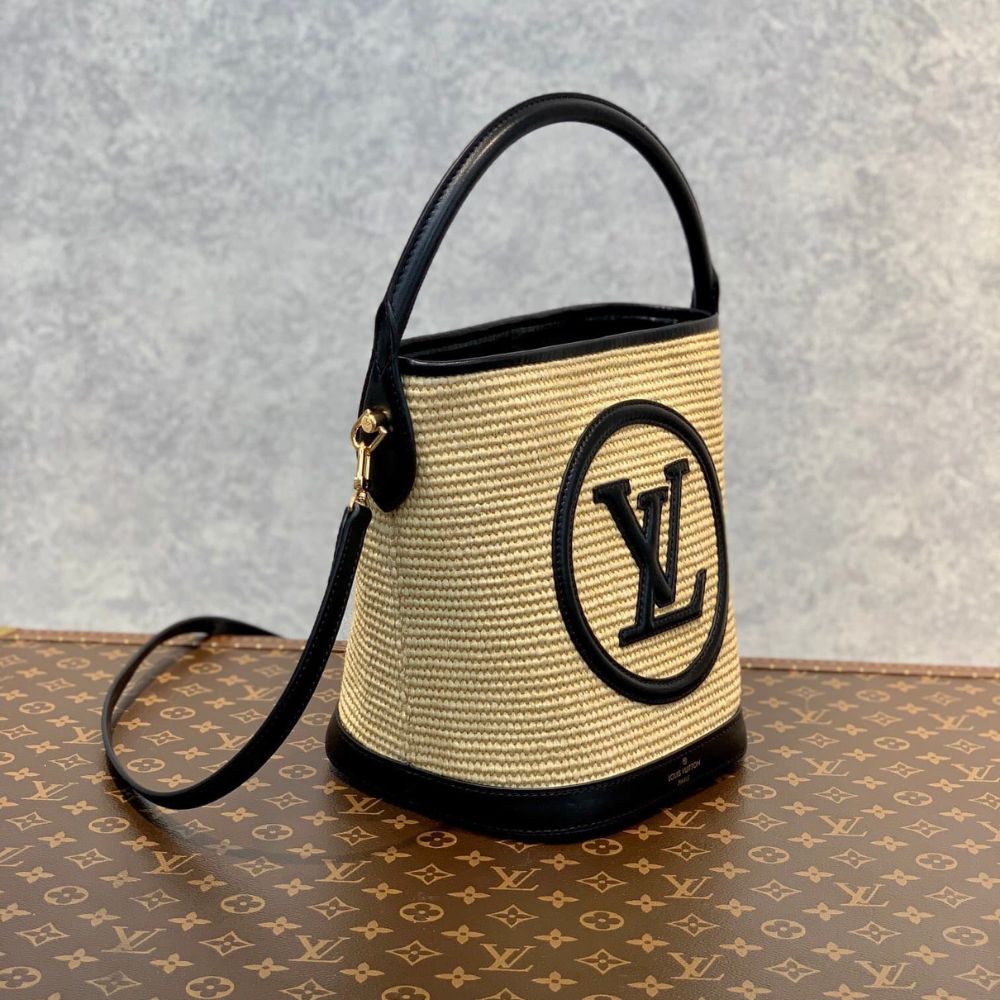 Louis Vuitton Petit Bucket Black 24Cm M59961