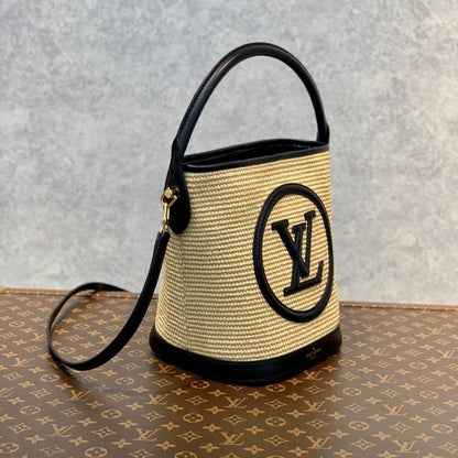 Louis Vuitton Petit Bucket Black 24Cm M59961