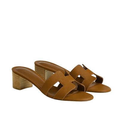 Hermes Oasis Sandals Brown