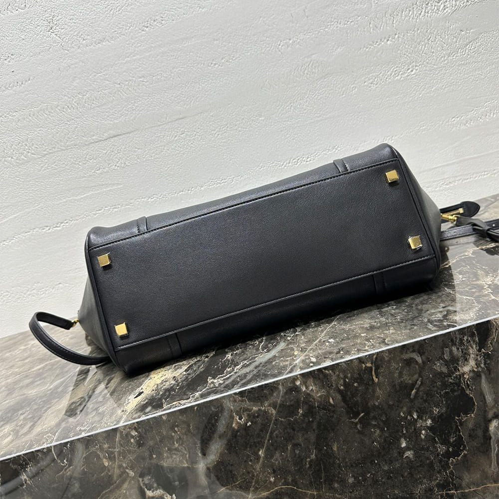 CELINE MEDIUM SMILING NEW LUGGAGE IN SUPPLE SHINY LAMBSKIN(HIGH-END GRADE)