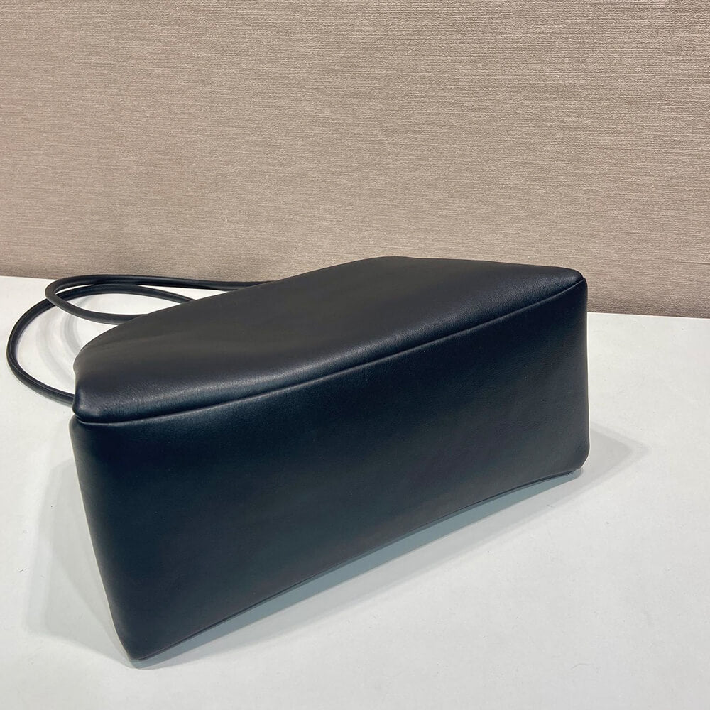 Prada Passage medium leather bag with Re-Nylon flap(HIGH-END GRADE)
