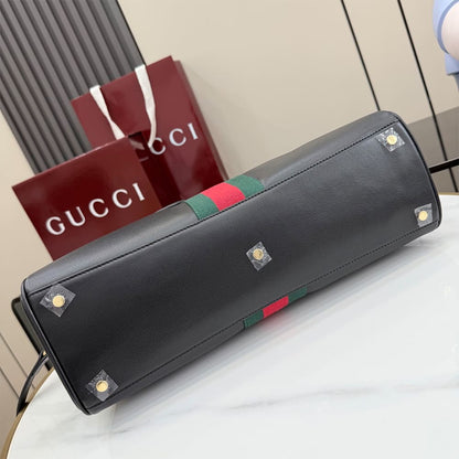 Gucci Borsetto large boston bag(HIGH-END GRADE)