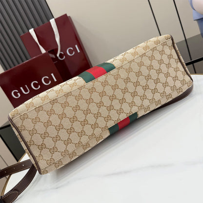Gucci Borsetto large boston bag(HIGH-END GRADE)