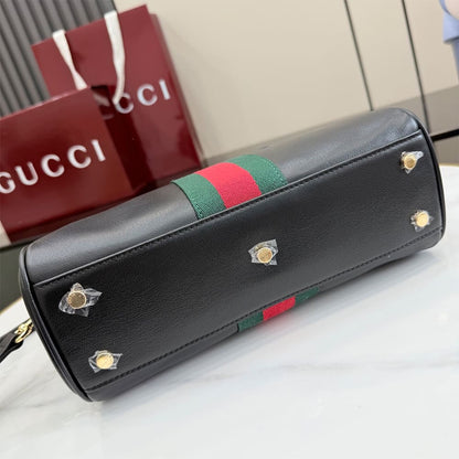 Gucci Borsetto medium boston bag(HIGH-END GRADE)