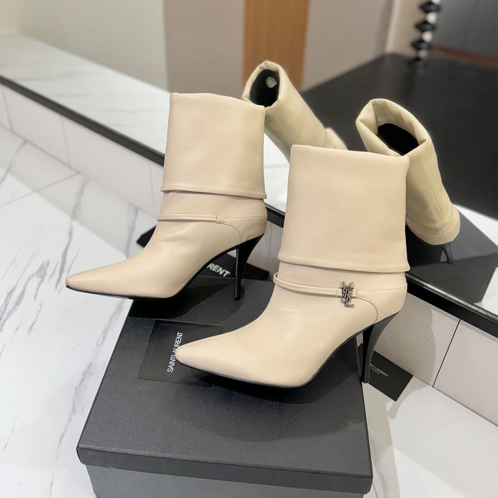 YSL NIKI booties in suede