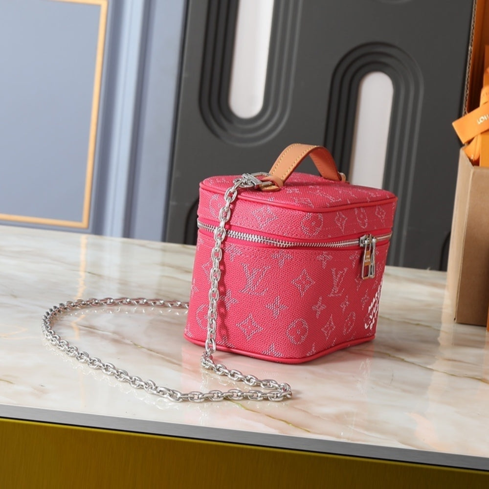 Louis Vuitton Nice Mini Pondichery Pink Toiletry Bag 20cm M26889