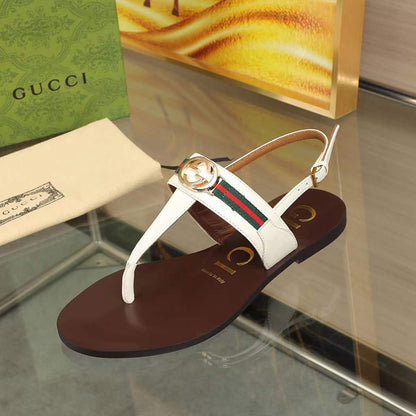 GUCCI Women’s Interlocking G Web sandal 274278