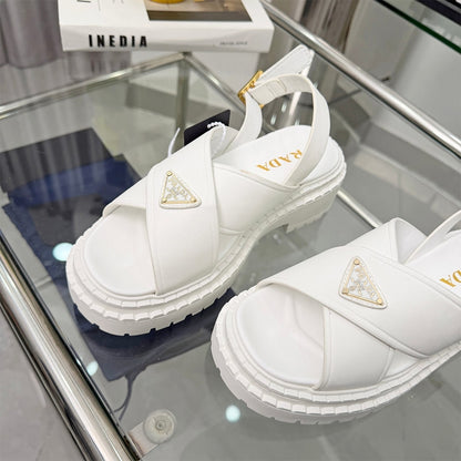 PRADA Leather sandals 749453