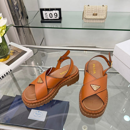 PRADA Leather sandals 847539
