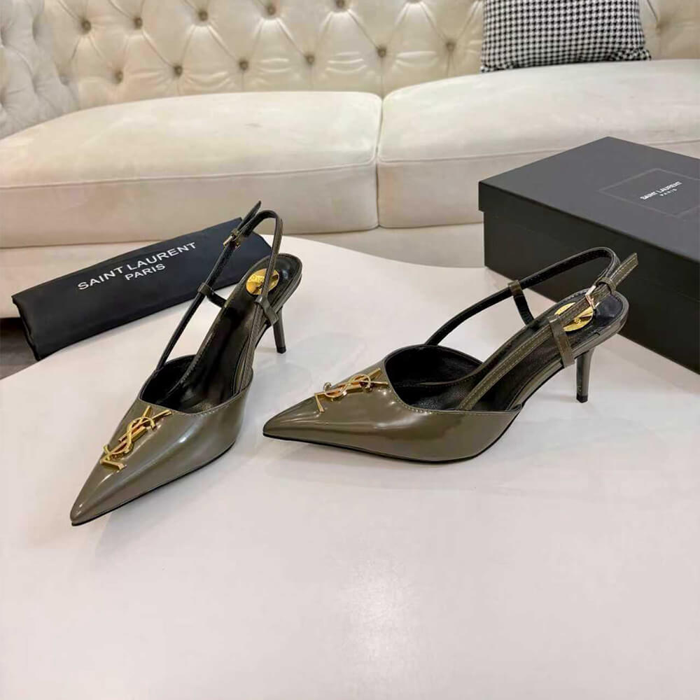 YSL slingback pumps