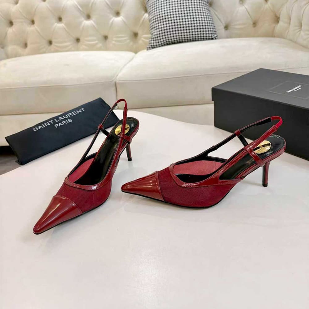 YSL slingback pumps