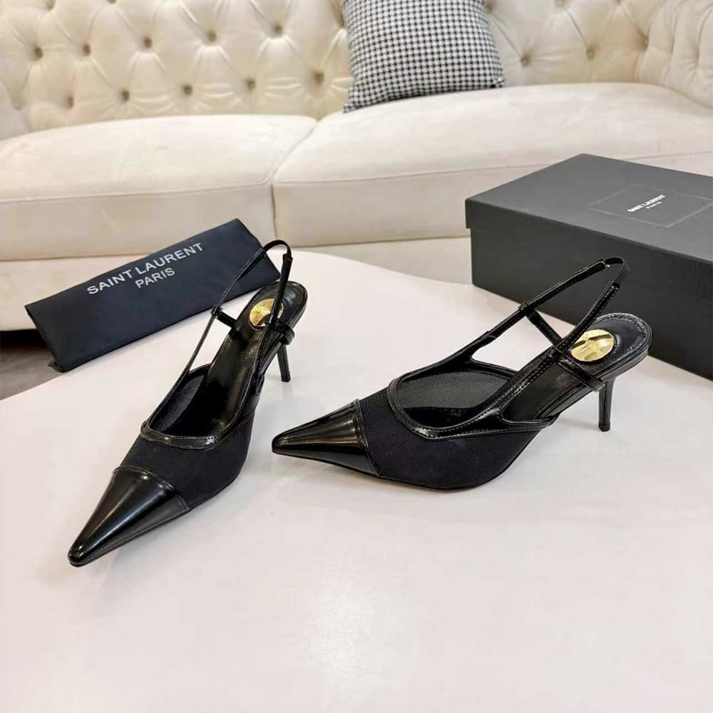 YSL slingback pumps