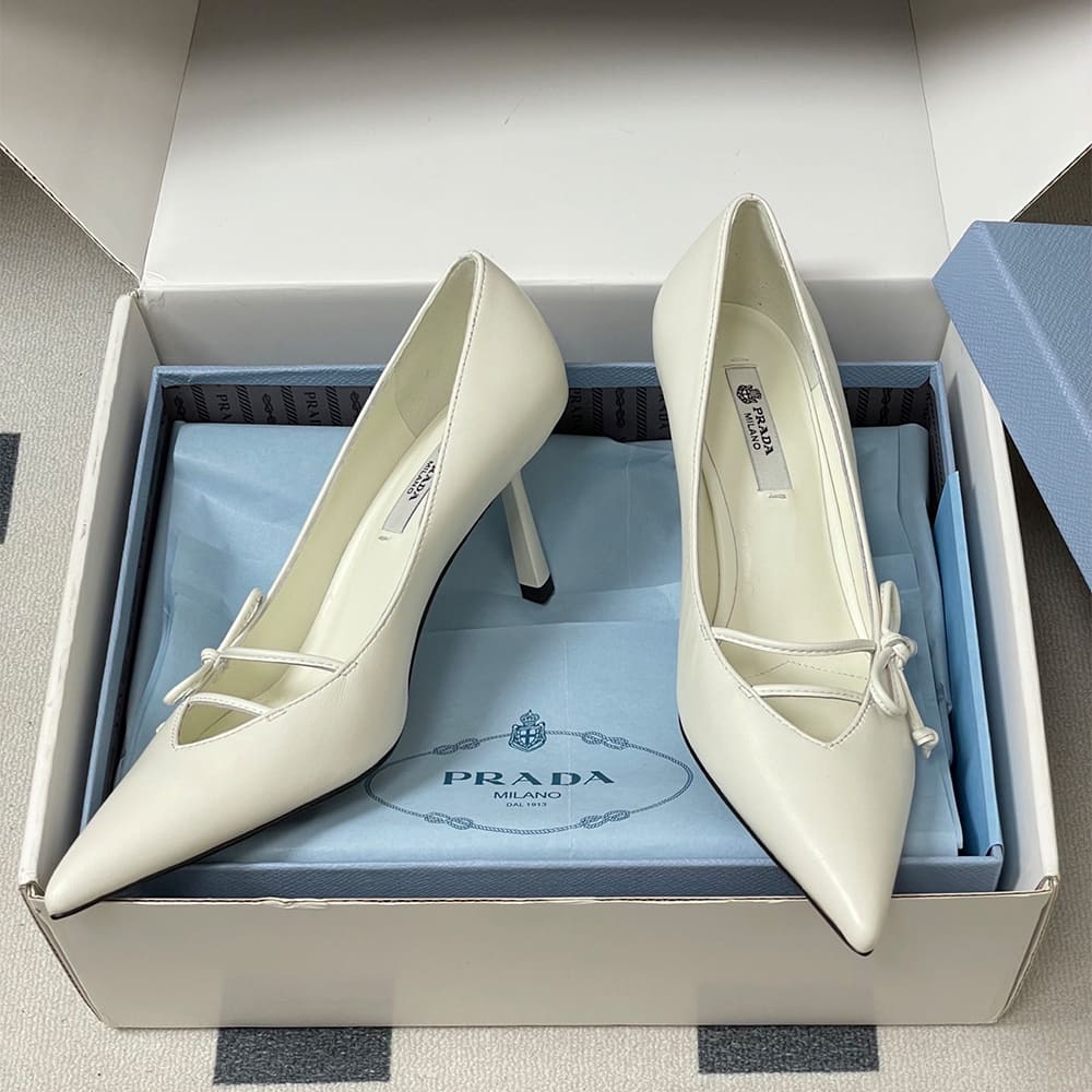 Prada leather pumps