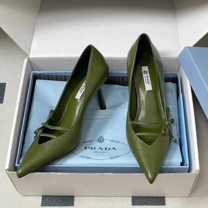 Prada leather pumps