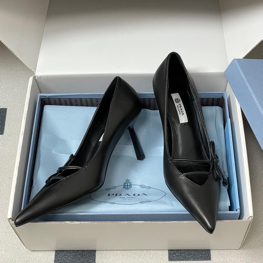 Prada leather pumps