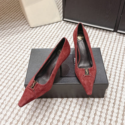 YSL BABYLONE BRETEUIL pumps in suede