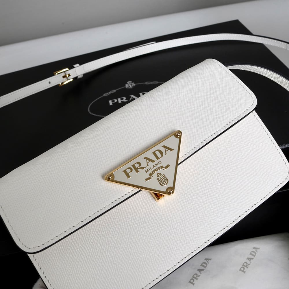 Prada Mini Saffiano leather bag(HIGH-END GRADE)