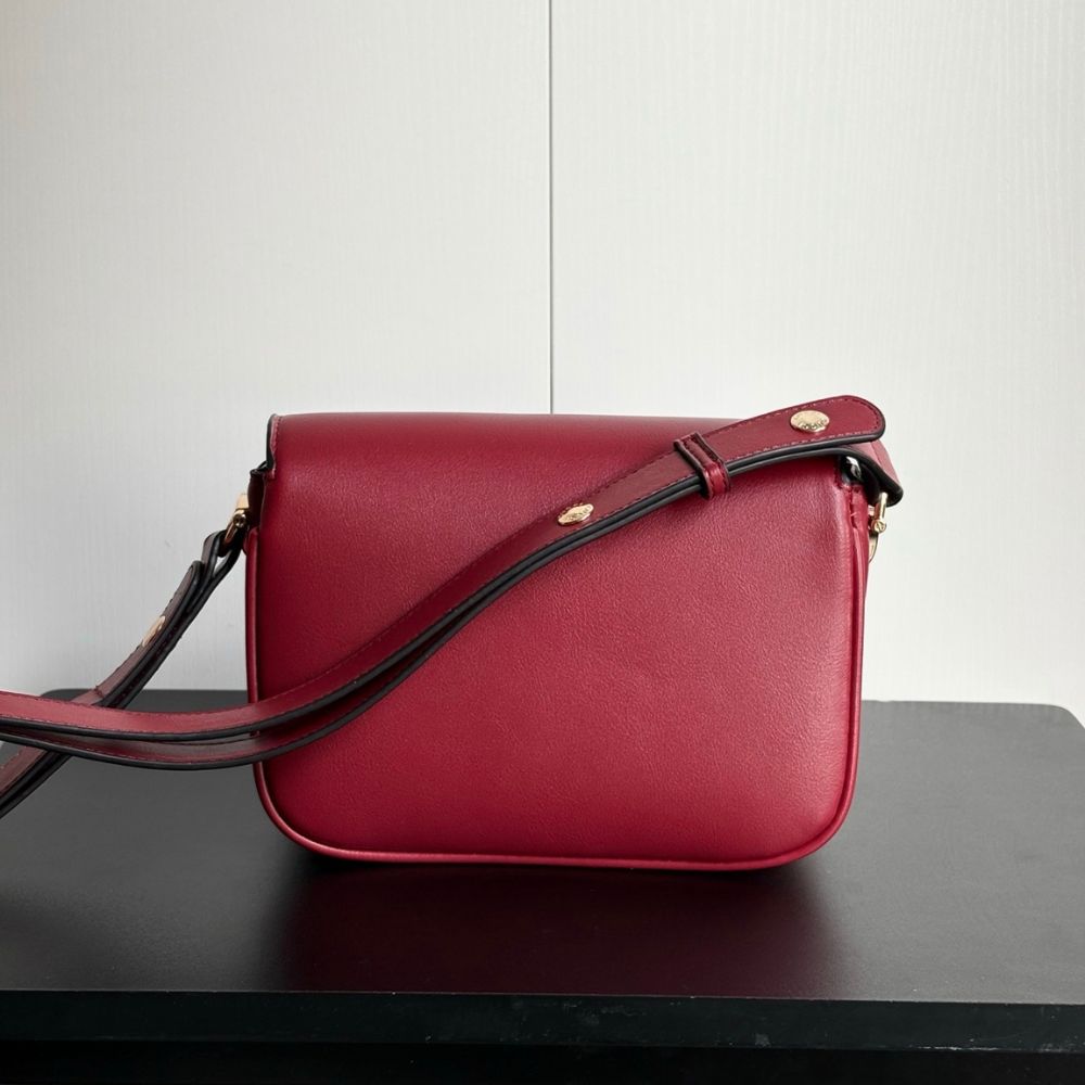 Gucci Horsebit 1955 Aura Mini Shoulder Bag Red 19Cm