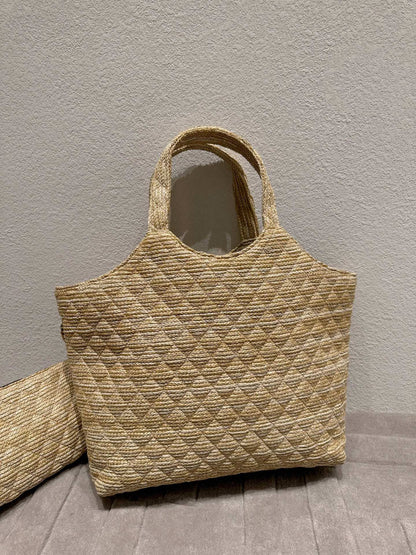 Women Saint Laurent Icare Maxi Shopping Bag In Quilted