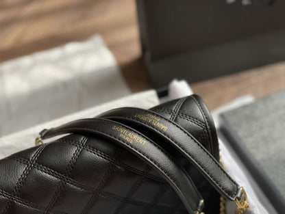 Saint Laurent Becky Mini Chain Bag in Carré