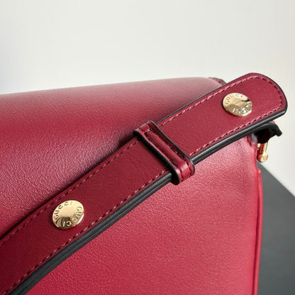 Gucci Horsebit 1955 Aura Mini Shoulder Bag Red 19Cm