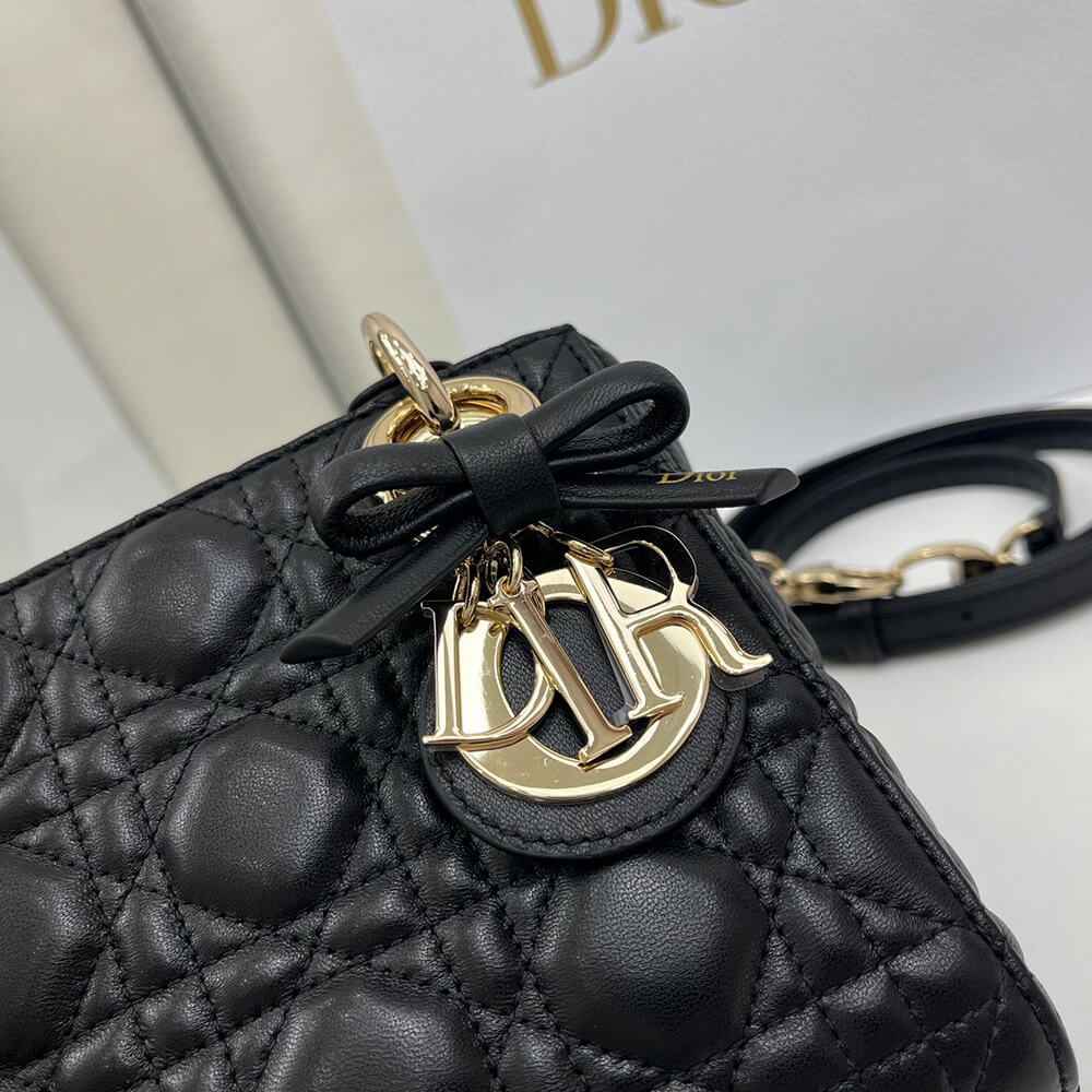 Dior Mini Lady Dior Bag with Chain(HIGH-END GRADE)