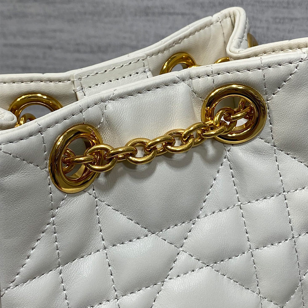 Dior Small Dior Caro Multicarry Backpack with Chain(HIGH-END GRADE)