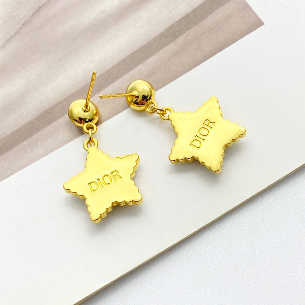 DIOR Petit CD Lucky Baroque Earrings
