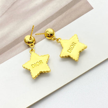DIOR Petit CD Lucky Baroque Earrings