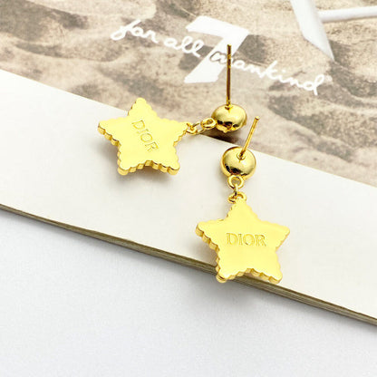 DIOR Petit CD Lucky Baroque Earrings