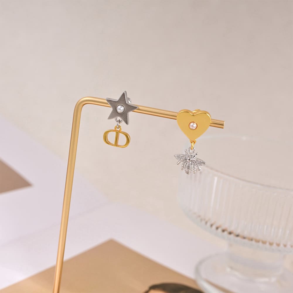 DIOR Petit CD Lucky Charms Earrings