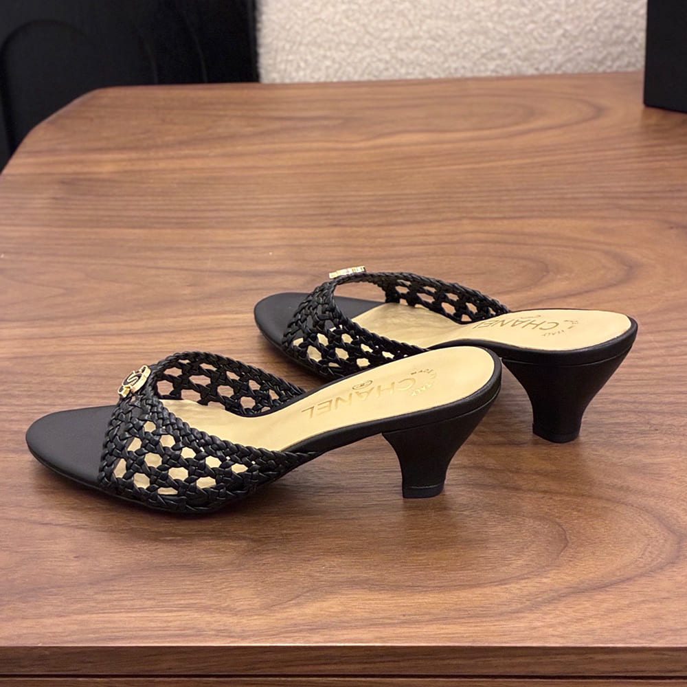 CHANEL Braided Mules 289781