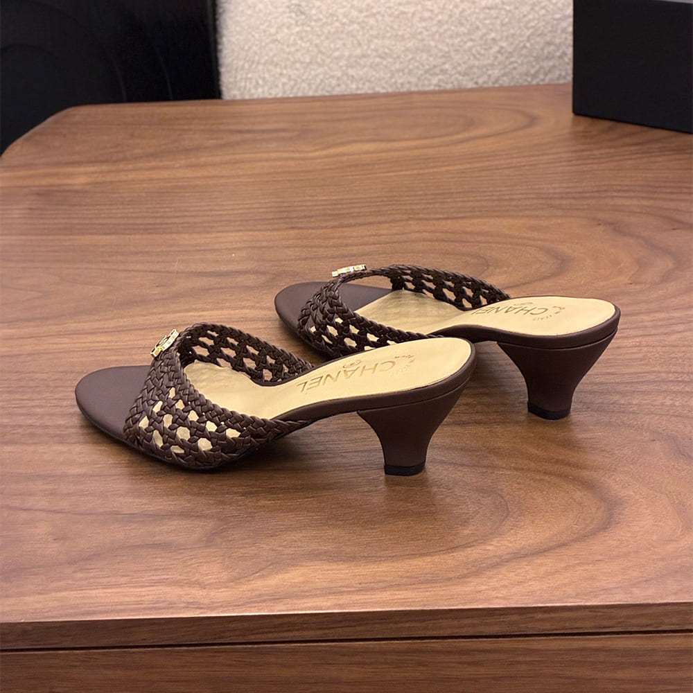 CHANEL Braided Mules 804318