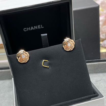 CHANEL BOUTON  EARRINGS