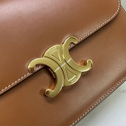 CELINE CLASSIQUE TRIOMPHE BAG in shiny calfskin