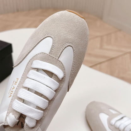 PRADA Nappa leather and suede sneakers