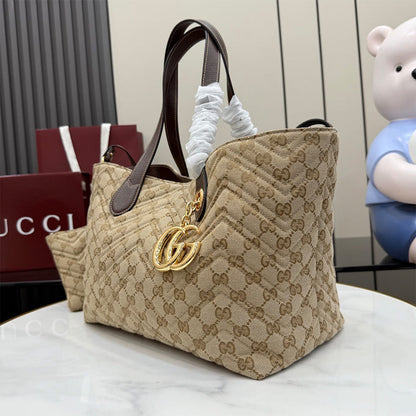 Gucci GG Marmont medium tote bag(HIGH-END GRADE)