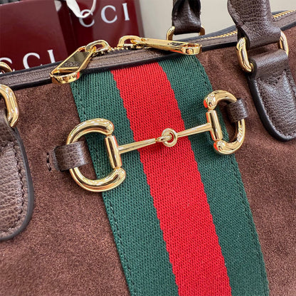 Gucci Borsetto medium boston bag(HIGH-END GRADE)
