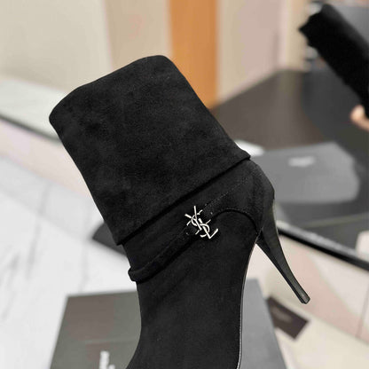 YSL NIKI booties in suede