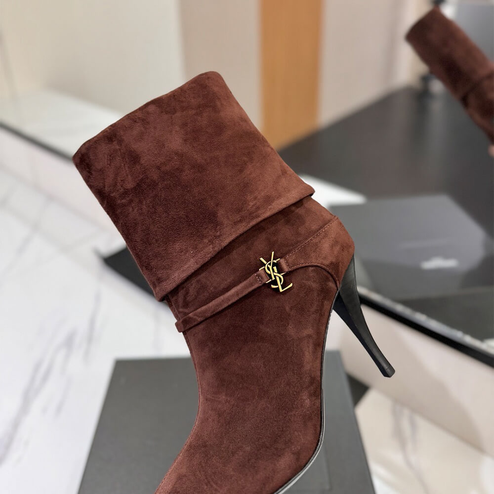 YSL NIKI booties in suede